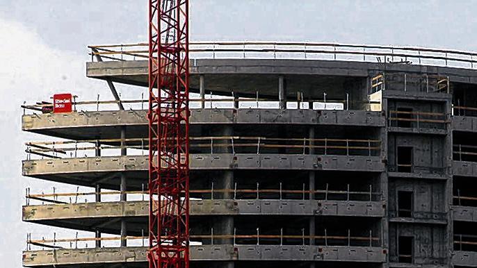 2005: Im März steht der Bau.