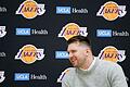 LA Lakers - Luka Doncic       -  Luka Doncic wird bei seinem neuen Club vorgestellt.