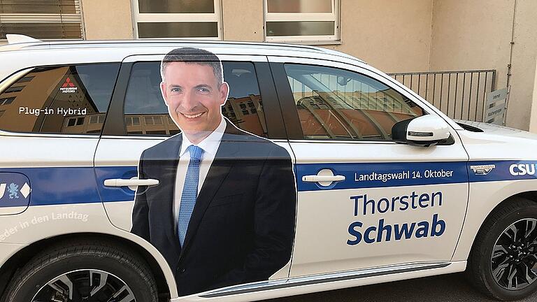 Unterwegs mit Hybrid-Fahrzeug: CSU-MdL Thorsten Schwab