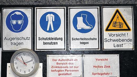 Arbeitsschutz: Schutzkleidung ist Pflicht.