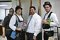 Unvergessliche Begegnungen: Mit ihrem Besuch bereicherte die Freireisende Konditorin Heidi aus Germany auch das Rathaus von Aguas Buenas in Puerto Rico (USA) um eine Episode.