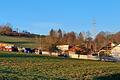 Oberhalb der Häuser entsteht das Baugebiet 'Westlich des Schlangenbrunn' in Bergrothenfels