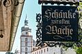 Teil der Burggaststätten auf der Festung Marienberg in Würzburg: die Schänke zur alten Wache.