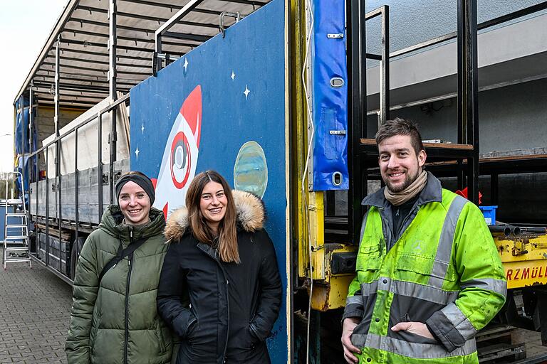 Ein Teil des 'Lautbuam'-Teams: Christina Riegel, Natascha Götz und Benedikt Scheder. Ein Teil des 'Lautbuam'-Teams: Christina Riegel, Natascha Götz und Benedikt Scheder.