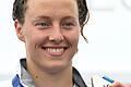 EURO-2018-SWIM       -  Freude über EM-Silber: Leonie Beck nach dem 5-Kilometer-Schwimmen im Loch Lomond.