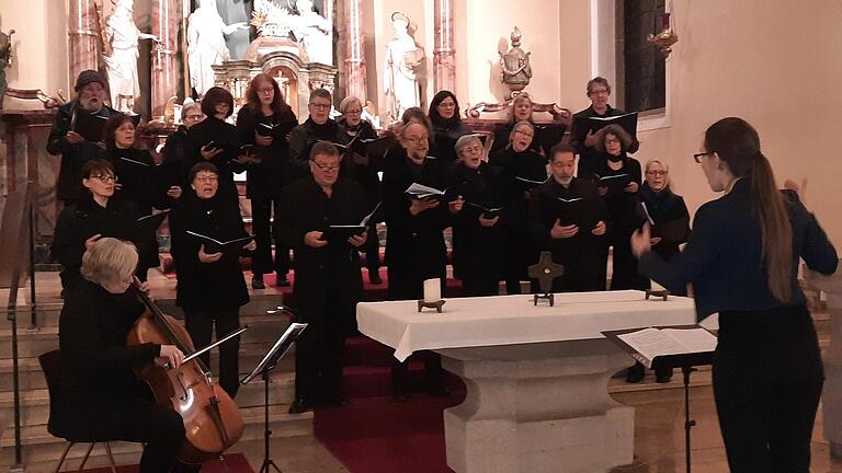 Sehr großen Anklang fand das Konzert des Chores Inselmut in der Oberlaudaer Pfarrkirche.