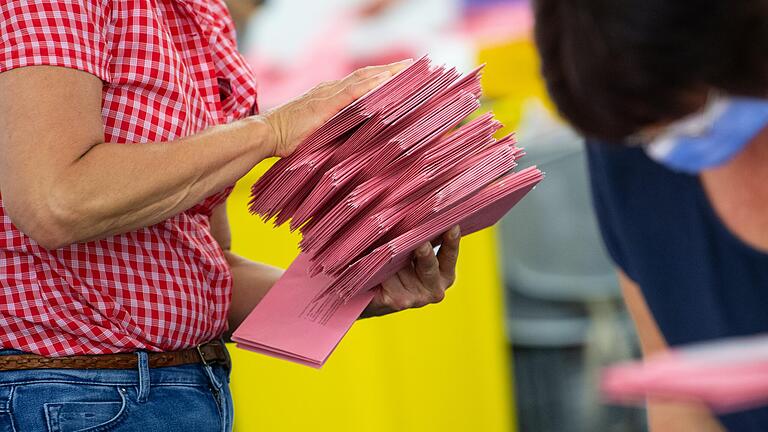 Viel Post bekamen die Wahllokale im Landkreis Bad Kissingen.