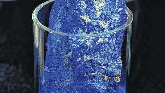Strahlend schön: der Lapislazuli.
