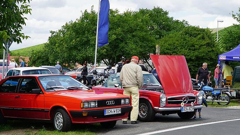 Rund 140 alte Fahrzeuge konnten die Besucher auf dem Speierlingsfest in Wiebelsberg bewundern.