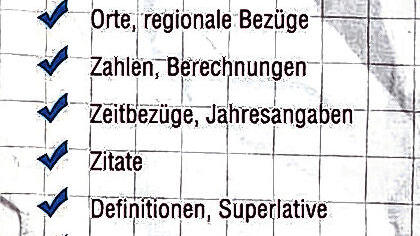 Darauf ist zu achten &ndash; neben Grammatik und Rechtschreibung.