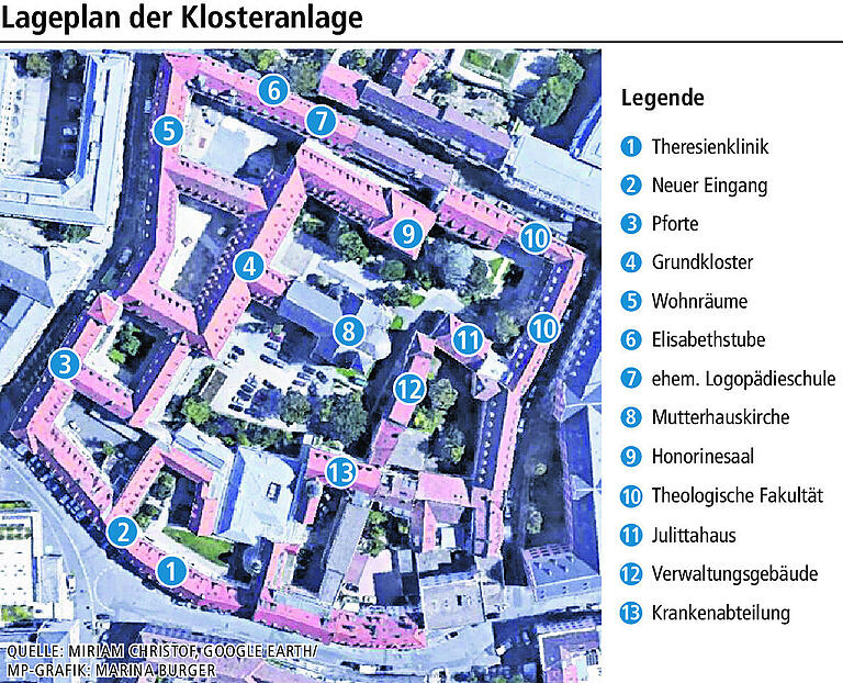 Die Würzburger Erlöserschwestern wollen ihr Areal nach außen öffnen