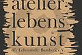 Kunst kennt keine Behinderung - Atelier Lebenskunst zu Gast bei den Offenen Ateliertagen Artur 25 des BBK Oberfranken.