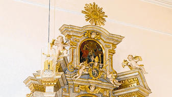 Edel: der Altar der Klosterkirche.