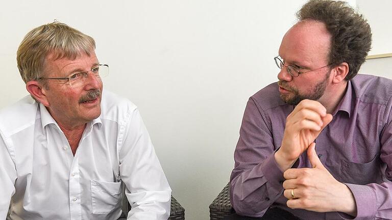 Streitgespräch in der Redaktion: Stadtbaurat Christian Baumgart (links) und Grünen-Stadtrat Patrick Friedl. Streitgespräch in der Redaktion: Stadtbaurat Christian Baumgart (links) und Grünen-Stadtrat Patrick Friedl.