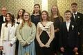 Gruppenfoto nach dem Tauf- und Konfirmationsgottesdienst.