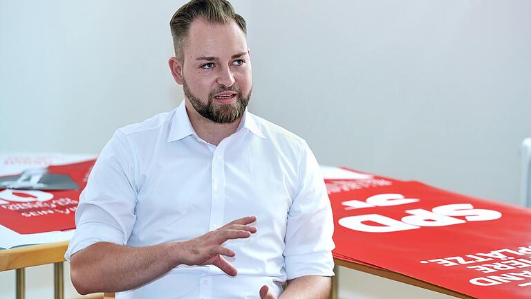 Der SPD-Direktkandidat Markus Hümpfer glaubt an ein gutes Ergebnis für sich und seine Partei.