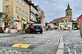 Am Marktplatz soll zwischen Gasthof am Markt und Drogerie Müller das Pflaster saniert werden.