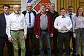 Zahlreiche Mitglieder wurden bei der Weihnachtsfeier des SV Mönchstockheim geehrt. Im Bild von links: Andreas Bördlein (Vorsitzender), Günter Gessner, Nikolaus Düring, Berthold Horn, Werner Sahlmüller (alle 50 Jahre Mitgliedschaft), Christian Kober (300 Spiele), Herbert Back (stellvertretender Vorsitzender) und Lisa Back (15 Jahre aktive Korbballerin).