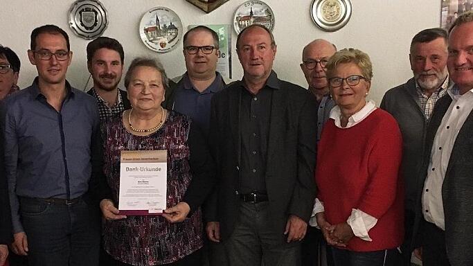 Der Vorstand der CSU Prappach mit (von links) Kreisrat Gerhard Zösch, Claudia Glückert, Volker Ortloff, Sven Schnös, Betti Wächter, Jochen Hübschmann, Günther Fleischmann, Edgar Hofmann, Brigitte Göb, Werner Eller, Thomas Servatius und Josef Knorz &ndash; es fehlen Günter Wirth und Erich Wörthmann.