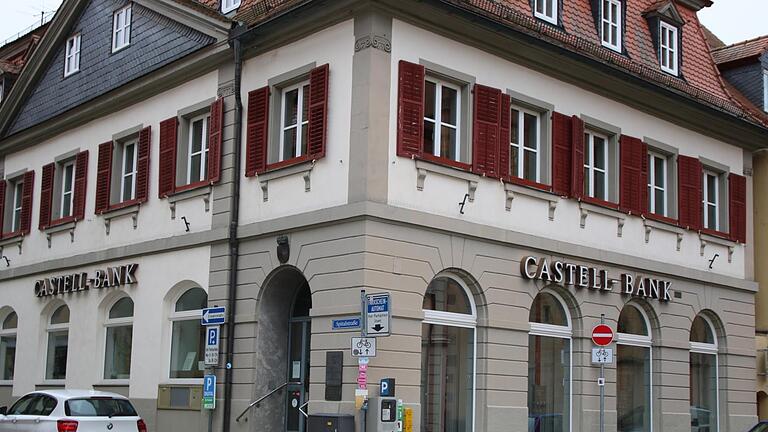 Die Castell-Bank in Volkach wird Ende März geschlossen. Was danach mit dem Gebäude geschieht, ist noch offen.