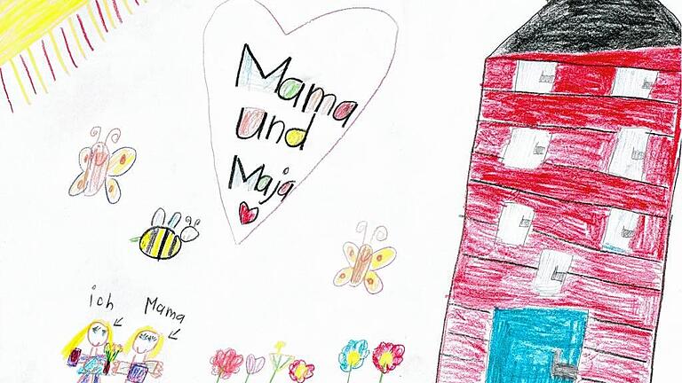 Muttertag - „Ich schenke Mama einen Blumenstrauß“ nennt Maja Fischer, 7 Jahre alt, aus Zell am Main ihr selbstgemaltes Bild. Muttertag - „Ich schenke Mama einen Blumenstrauß“ nennt Maja Fischer, 7 Jahre alt, aus Zell am Main ihr selbstgemaltes Bild.