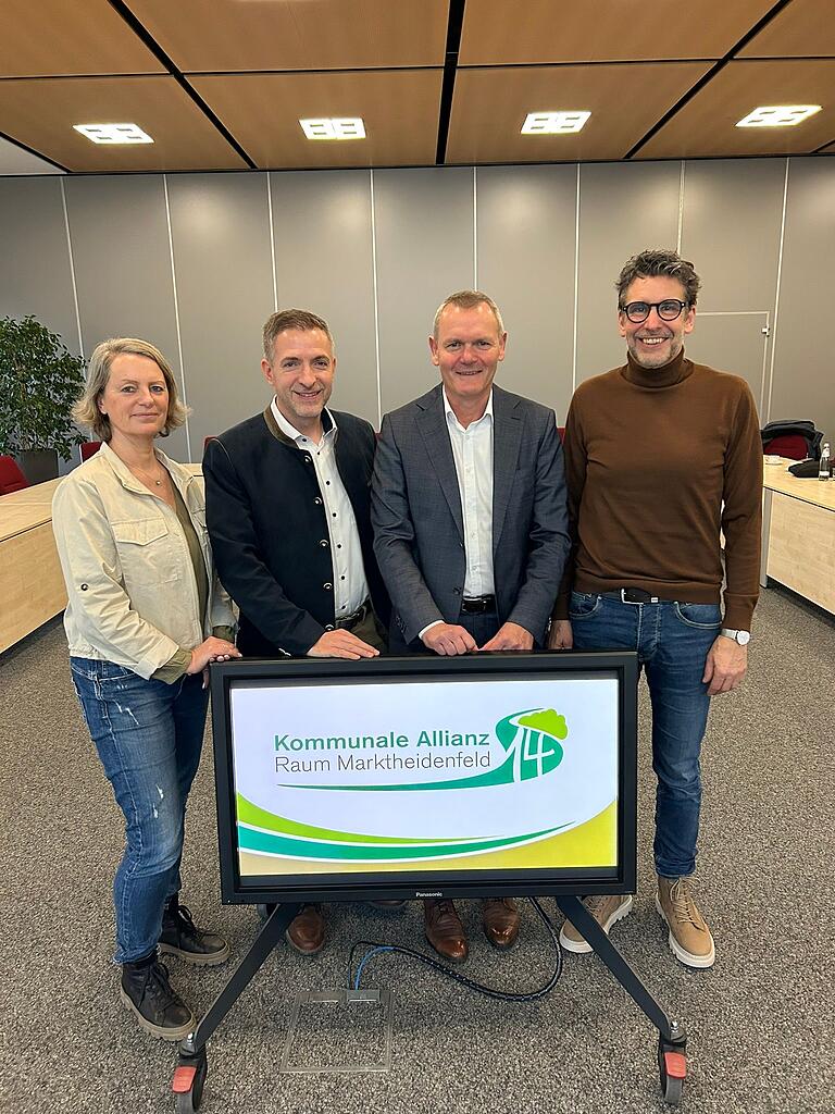 Der Vorstand der ILE Kommunale Allianz Raum Marktheidenfeld (von links): Kerstin Deckenbrock, Thorsten Schwab, Thomas Stamm und Klaus Thoma.