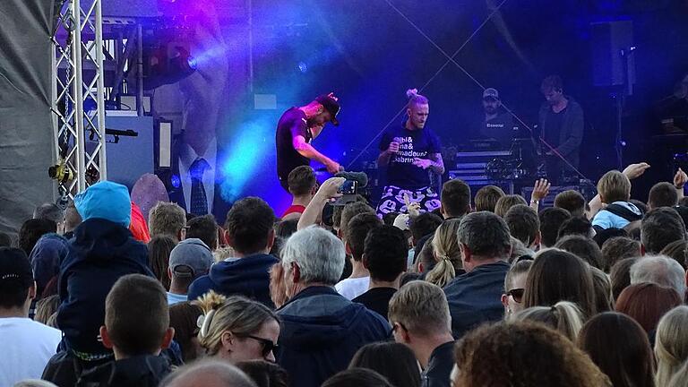 Der Auftritt der &bdquo;257ers&ldquo; beim Radio-Gong-Konzert in Neubrunn war nicht für alle Ohren geeignet.