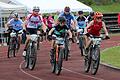 Beim Bike and Run in Wildflecken drehen die Biker auch ihre Runden im altehrwürdigen Helmut Patzke-Stadion. Fabio Mathea       -  Beim Bike and Run in Wildflecken drehen die Biker auch ihre Runden im altehrwürdigen Helmut Patzke-Stadion. Fabio Mathea