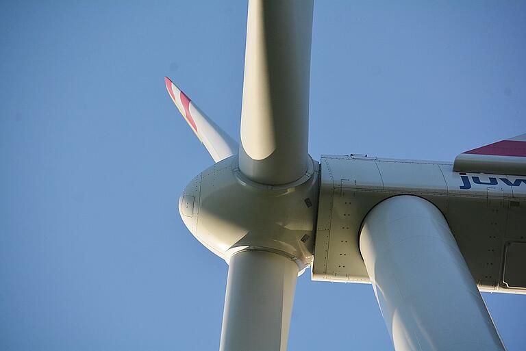 Keine Probleme gibt es im Windpark Oberlauringen in der Gemarkung Sulzfeld und Großbardorf.