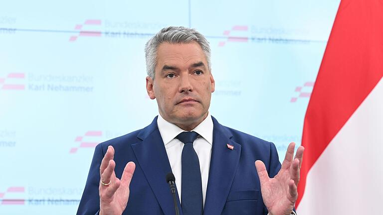 Österreichs Bundeskanzler Nehammer - Nehammer ist seit 2021 Regierungschef Österreichs (Foto: Archiv) Österreichs Bundeskanzler Nehammer - Nehammer ist seit 2021 Regierungschef Österreichs (Foto: Archiv)