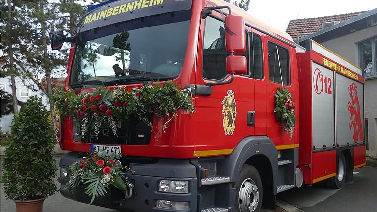 Musste vergangenes Jahr nicht häufig ausrücken: das neue MLF-Einsatzfahrzeug der Feuerwehr Mainbernheim.