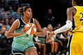 Los Angeles Sparks - New York Liberty       -  Nyara Sabally überzeugte für die New York Liberty im ersten Spiel nach Olympia.