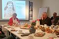 Friedel Korten rezidiert Rückertgedichte im Poetikum.