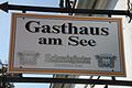 Das Haus ist verkauft, das Schild bleibt nur noch bis Samstag hängen. Dann ist im &bdquo;Gasthaus am See&ldquo; Feierabend.