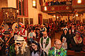 &quot;Volles Haus&quot; in der St.-Laurentius-Kirche beim Fastnachtsgottesdienst mit Büttenpredigt von Pfarrer Andreas Bosl.