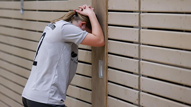 Enttäuscht nach der Final-Niederlage: Celine Gans von der TSG Bastheim.