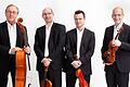 Mozartkonzert mit dem Bamberger Streichquartett im Schlosshof in Oberschwappach.