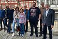 Leander Sukov, Bert Eitschberger, Frederik Hellert, Thorsten Reppert, Simone Scharrer, Ingrid Stryjski, Cord Tappe, Martin Rummel, Tobias Brandt, Toni Gernert (von links).