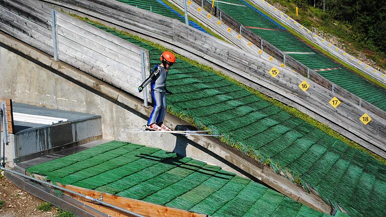 Trainingslehrgang Villach der Rhöner Skispringer.