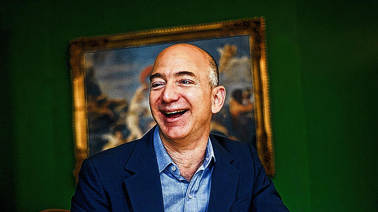 Ohne mediales „Ökosystem“ keine Chance: Amazon-Chef Jeff Bezos beim Interview in München. Ohne mediales „Ökosystem“ keine Chance: Amazon-Chef Jeff Bezos beim Interview in München.