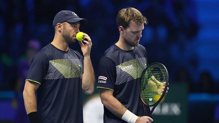 ATP-World Tour Finals in Turin       -  Zum ersten Mal qualifizierte sich das Duo Tim Pütz (l) und Kevin Krawietz (r) gemeinsam für das Tennis-Saisonfinale.