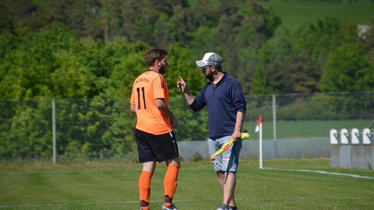 Alexander Sawade (rechts) coacht in der neuen Saison die SG Stockheim/Bastheim/Reyersbach.