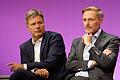 Habeck und Lindner       -  Robert Habeck (Grüne) (links) und der ehemalige Finanzminister, Christian Lindner (FDP) sind sich uneinig. (Archivbild)