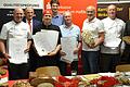 Teilnehmer der Brot- und Brötchenprüfung der Bäckerinnung Schweinfurt-Hassberge
