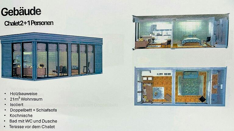 So könnten die Tiny Houses, die am Ortsrand von Kirchlauter gebaut werden sollen, einmal aussehen. So könnten die Tiny Houses, die am Ortsrand von Kirchlauter gebaut werden sollen, einmal aussehen.