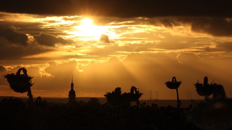 Goldener Oktober in Wiesenbronn.