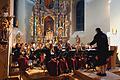 Die Musikkapelle Oberstreu begeisterte beim jährlichen Weihnachtskonzert. Dirigiert wurde die Kapelle von Andreas Türk. Dieser hat das Amt vom langjährigen Dirigenten Armin Enders übernommen, der im Frühjahr überraschend verstorben war.