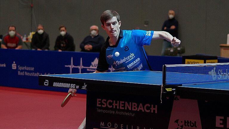 Kilian Ort (Archivbild) legte mit seinem 3:0-Sieg gegen Quadri Aruna den Grundstein zum ersten Auswärtssieg des TSV Bad Königshofen in Fulda. Kilian Ort (Archivbild) legte mit seinem 3:0-Sieg gegen Quadri Aruna den Grundstein zum ersten Auswärtssieg des TSV Bad Königshofen in Fulda.