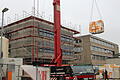 Die Baustelle des Friedrich-List-Gymnasiums (FLG) in Gemünden am 25. Januar 2022.