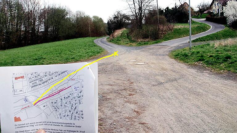 Ab hier, in Richtung des neuen Seniorenheimes gesehen, soll der Lützelebener Weg auf einer Länge von 340 Metern asphaltiert werden Ab hier, in Richtung des neuen Seniorenheimes gesehen, soll der Lützelebener Weg auf einer Länge von 340 Metern asphaltiert werden